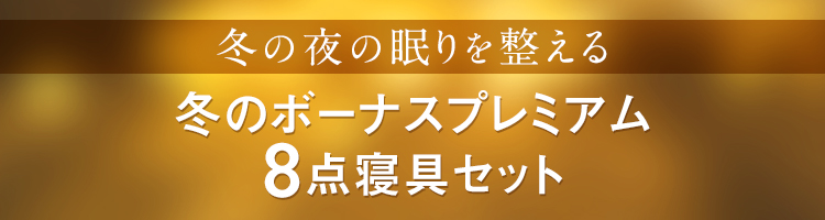 冬のボーナスプレミアム8点寝具セット