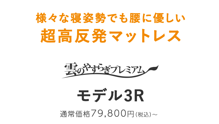 雲のやすらぎプレミアム モデル3R