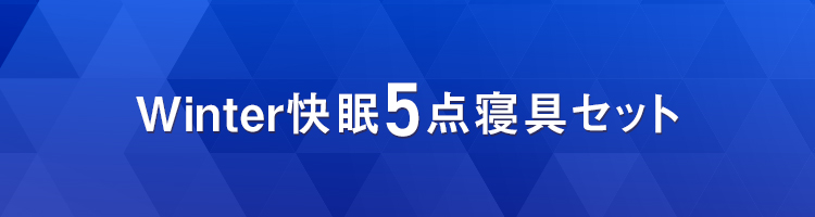 Winter快眠5点寝具セット