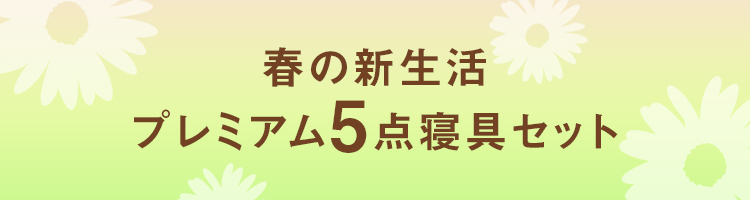 冬の快眠5点寝具セット