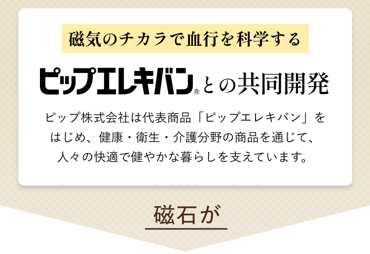 磁気の力で血行を科学する