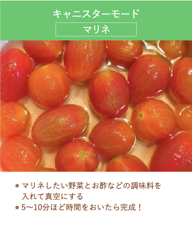 キャニスターモード【マリネ】