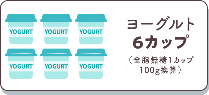 ヨーグルト6カップ