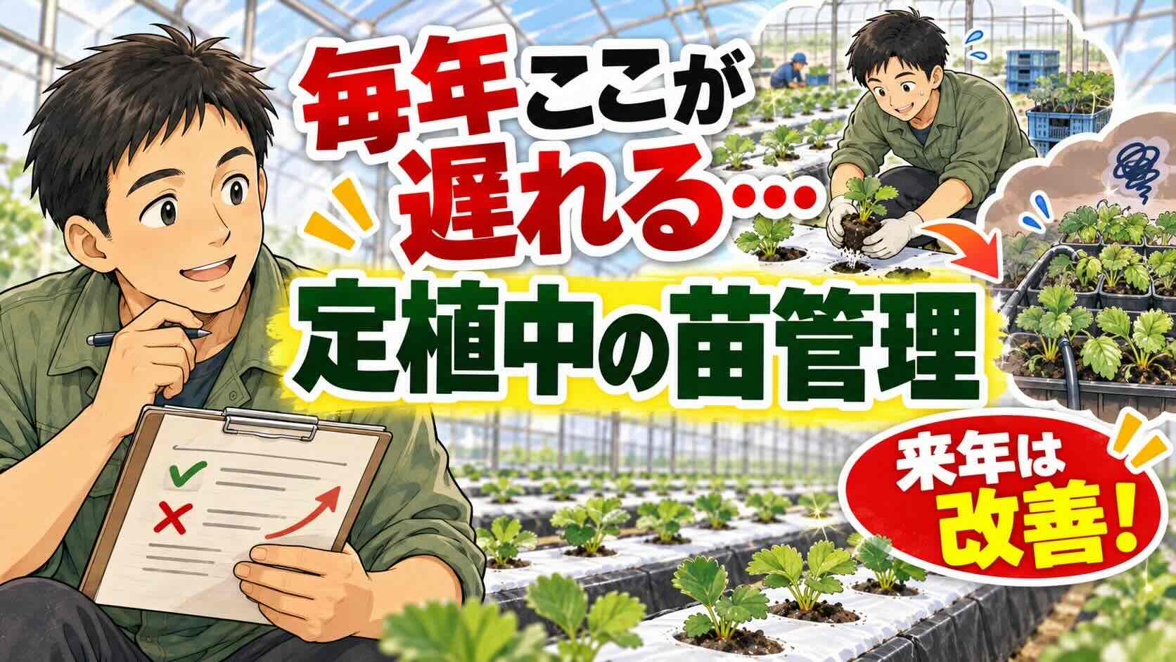 毎年同じところでつまずく。定植の振り返りから考えた「会社の文化」と、変えるもの・変えないもの