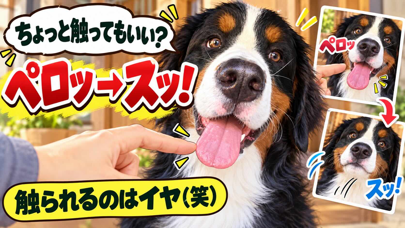 なんで犬は舌を出して「ハァハァ」する？琥珀の触らせてくれない舌から調べてみた（笑）