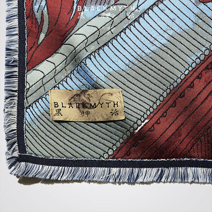 黒神話：悟空 ”Fire in the Dark Cloud” ジャガードブランケット 火照黒雲 1枚