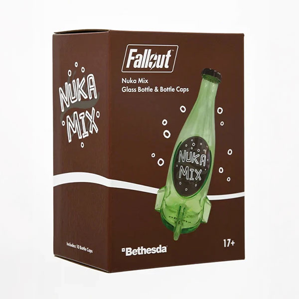 Fallout - ”ヌカ・ミックス” グラスボトル＆キャップ 1個