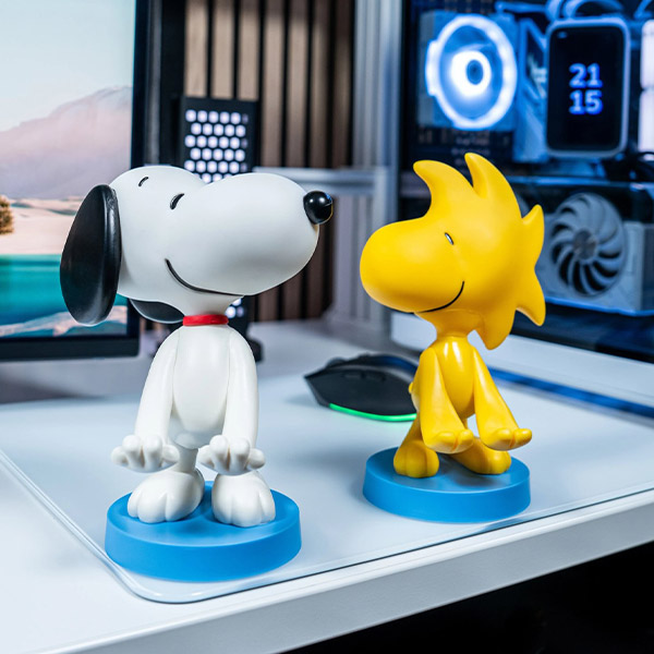 【Peanuts】 ”スヌーピー” ケーブルガイズ コントローラー＆スマホホルダー CGCRSN400828 1個