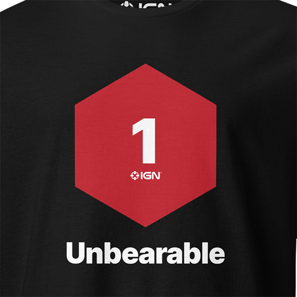 IGN - IGN Review 1 Unbearable - プリントTシャツ 1枚
