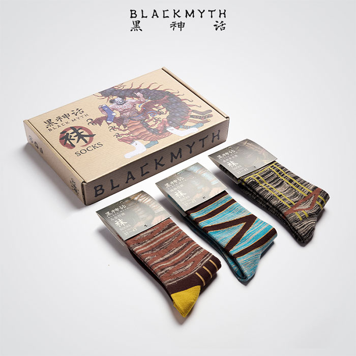 黒神話：悟空 ”Iron Leg” レッグアーマー・ソックス 3足セット 1セット