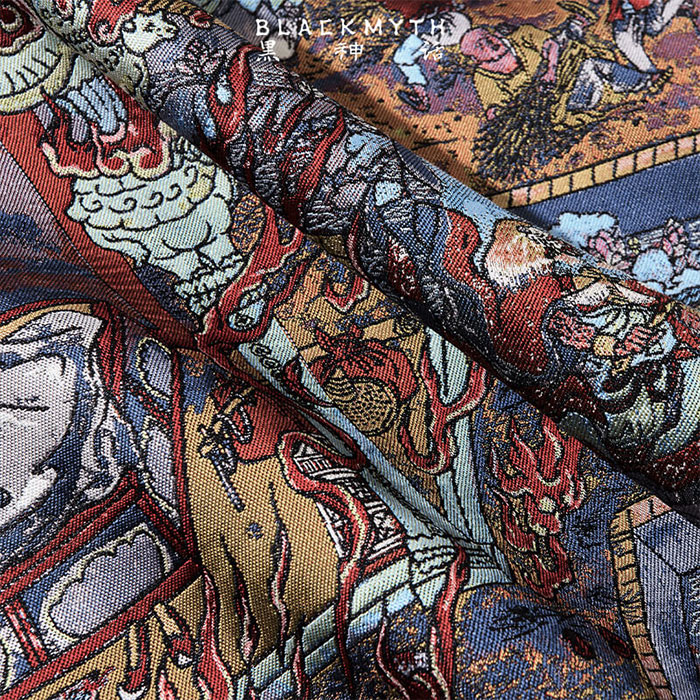 黒神話：悟空 ”Fire in the Dark Cloud” ジャガードブランケット 火照黒雲 1枚