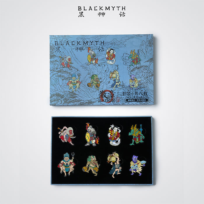 黒神話：悟空 ”Portrait of Spirits” 影神図ピンズセット Vol.2 1セット