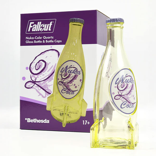 Fallout -  ”ヌカ・クオーツ” グラスボトル＆キャップ 1個