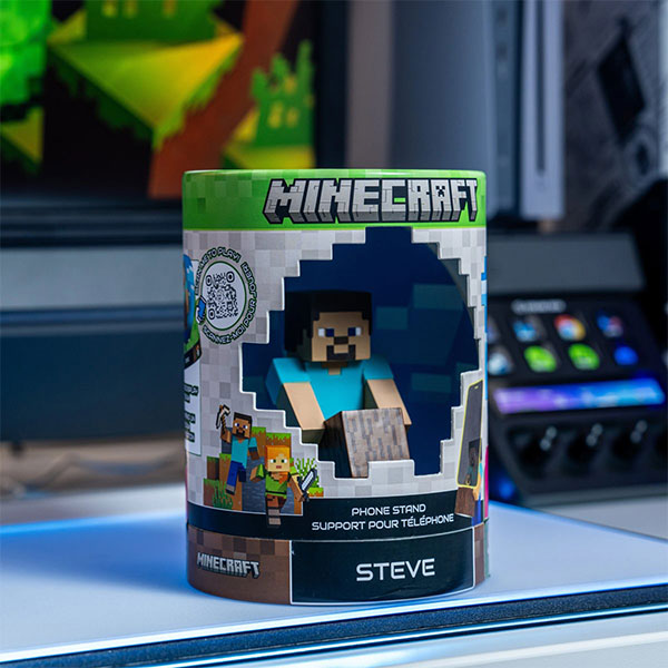 Minecraft - ”スティーブ” ミニ・ケーブルガイズ コントローラ＆スマホスタンド 1個