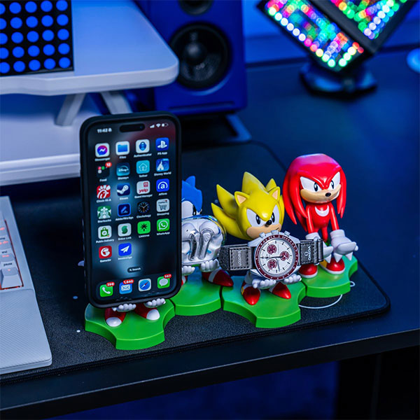 Sonic - ”ナックルズ” ミニ・ケーブルガイズ コントローラ＆スマホスタンド 1個
