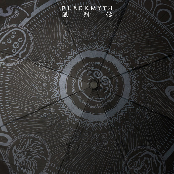 黒神話：悟空 ”The Six Roots”六根 晴雨兼用折りたたみ傘 1本