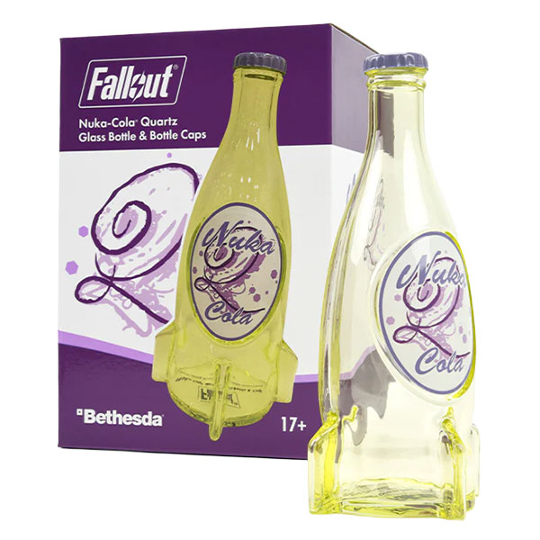 Fallout -  ”ヌカ・クオーツ” グラスボトル＆キャップ 1個