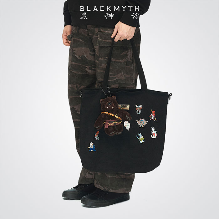 黒神話：悟空 ”Black Bear Guai” ぬいぐるみマスコット 黒熊精 1体