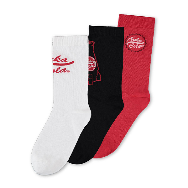 FALLOUT（フォールアウト）Nuka Colaソックス（3足セット） 1セット