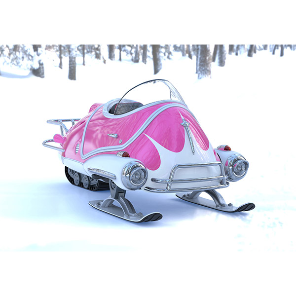 FALLOUT（フォールアウト） Hot Pink Snowtrack Flea Die-Cast Replica 1個