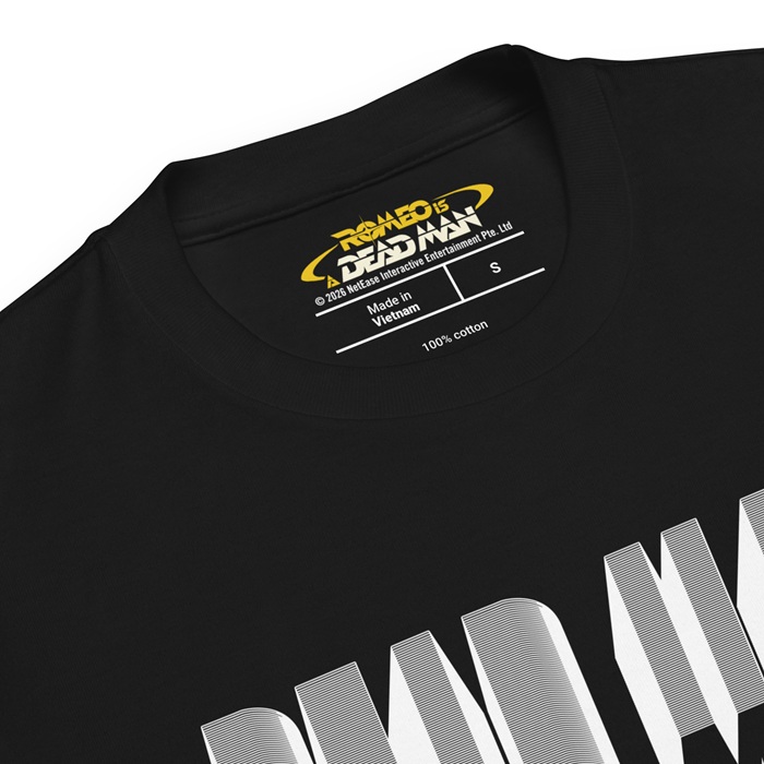 ROMEO IS A DEADMAN（ロミオ・イズ・ア・デッドマン） “Dead Man” プリントTシャツ 1枚