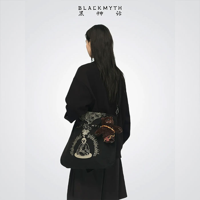 黒神話：悟空 ”Black Bear Guai” ぬいぐるみマスコット 黒熊精 1体