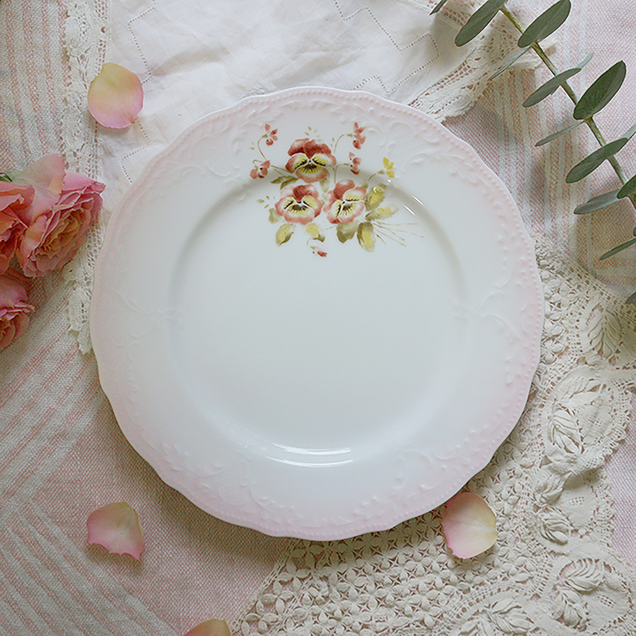 パンジー　ケーキプレート