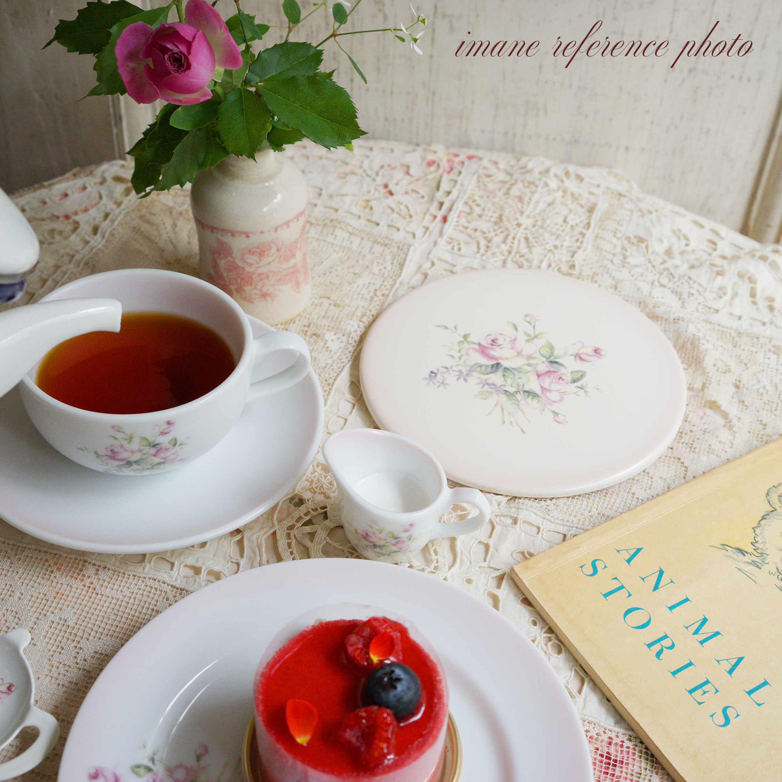 ビビアンピンク　タイルトレー