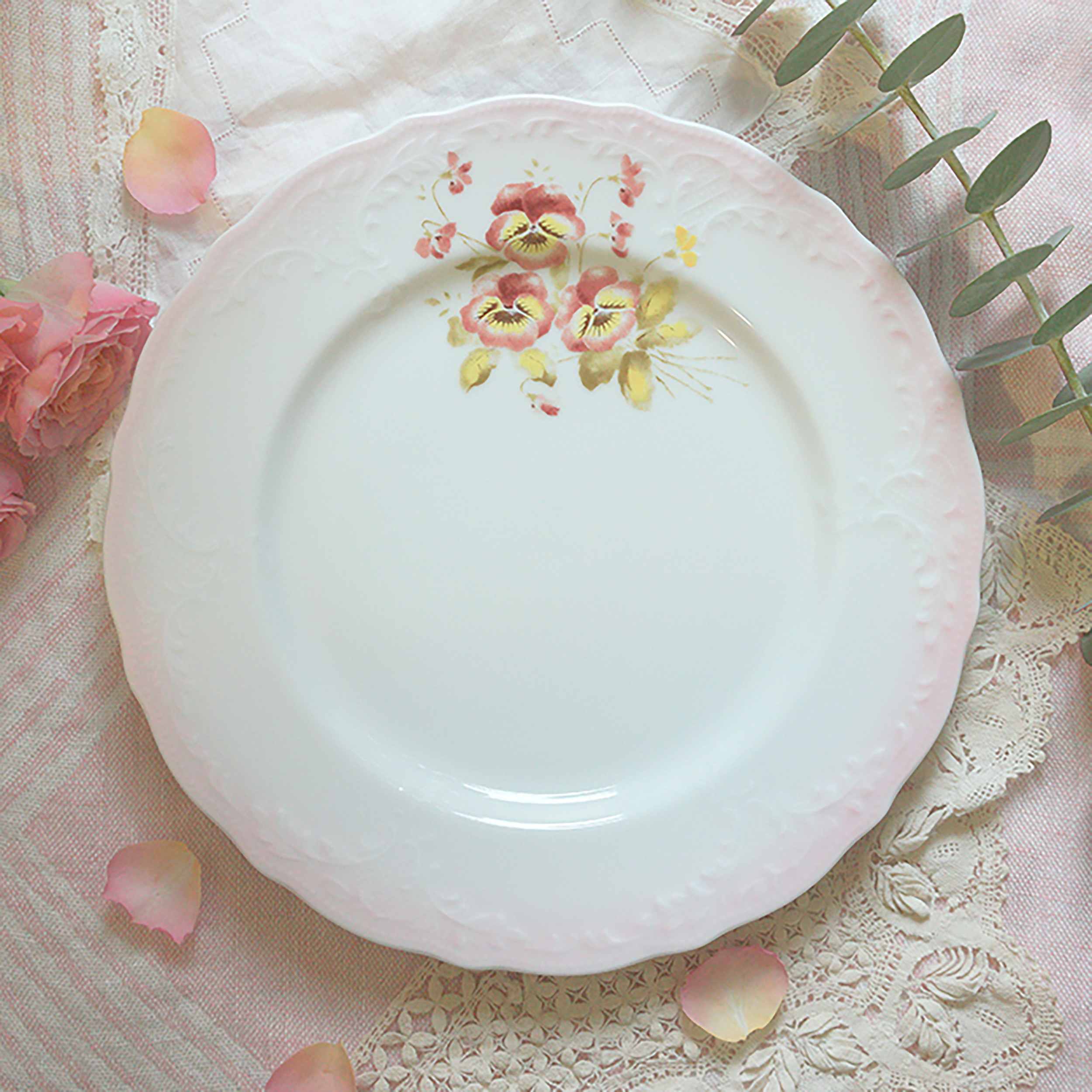 パンジー　ディナー皿