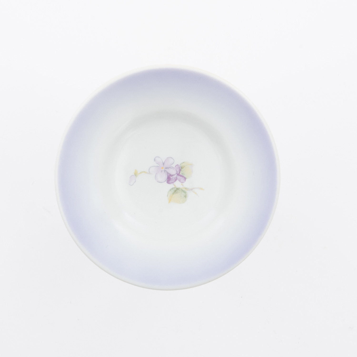 スミレ　しょうゆ皿