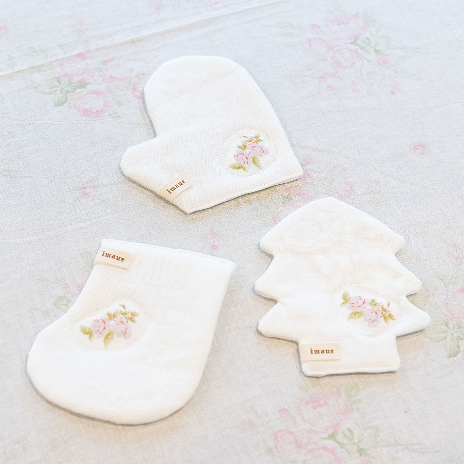 ダイアナローズ　ミトン・ツリー・ブーツ　コースター3枚セット