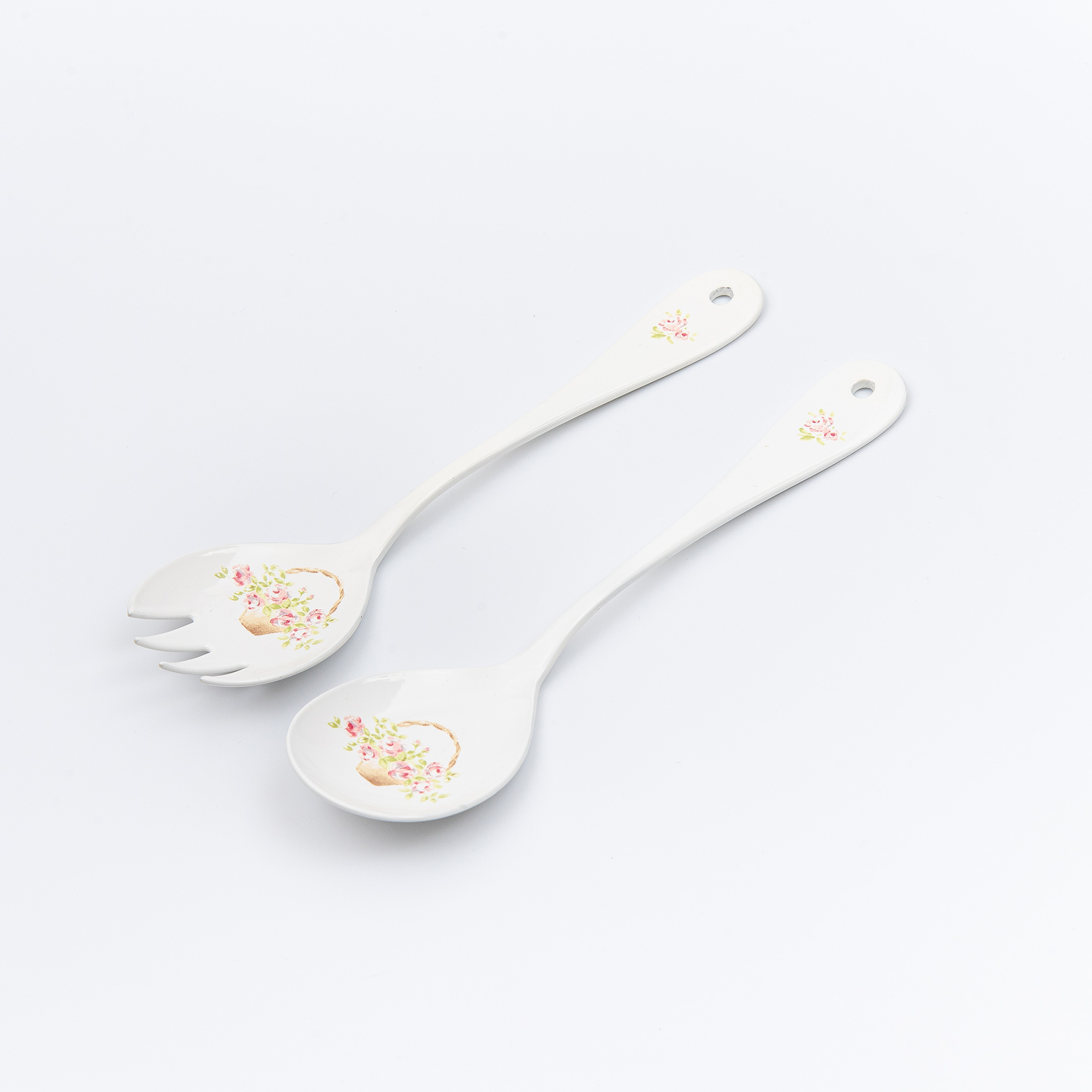 ローズバスケット　サラダスプーン&フォーク