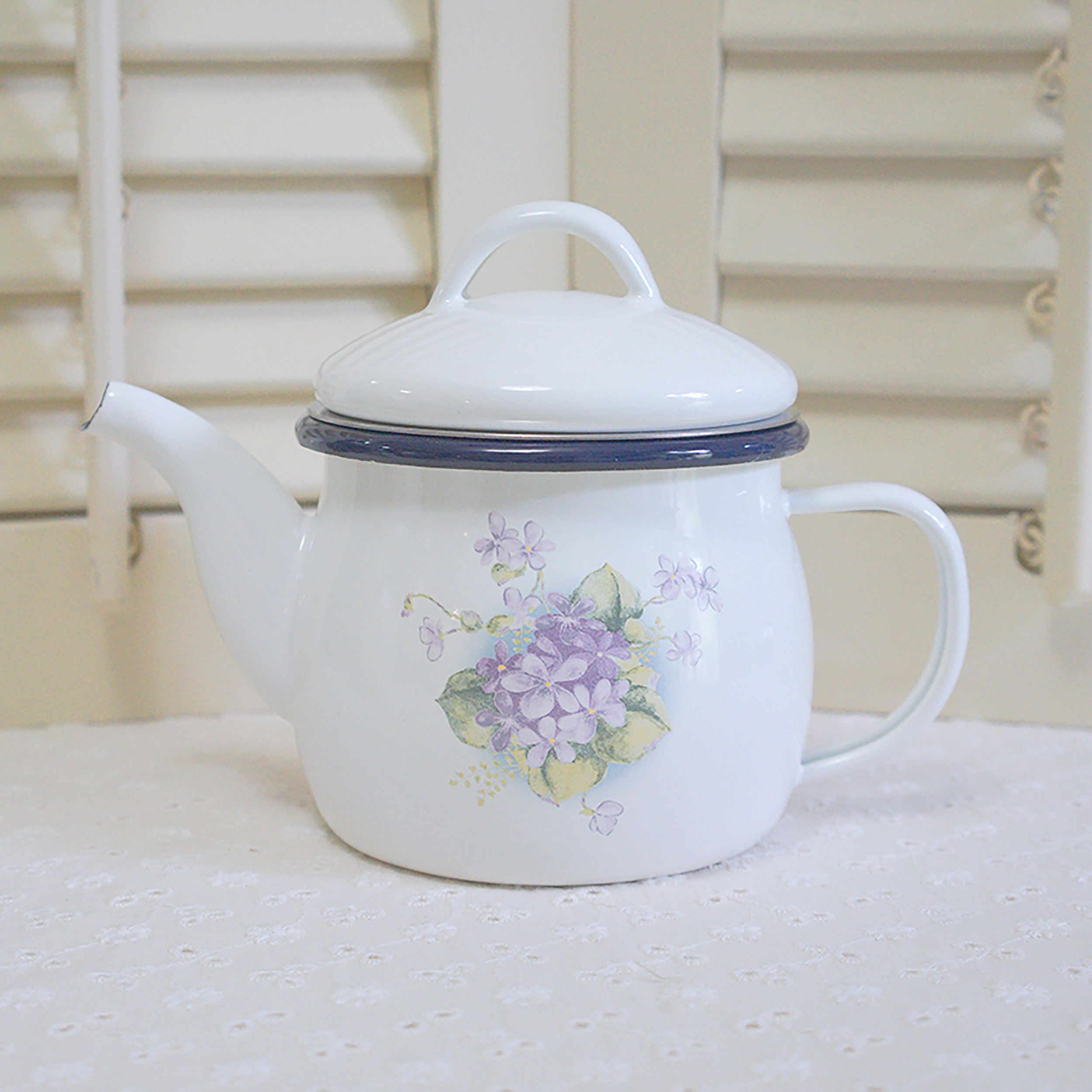 スミレ　ティーポット