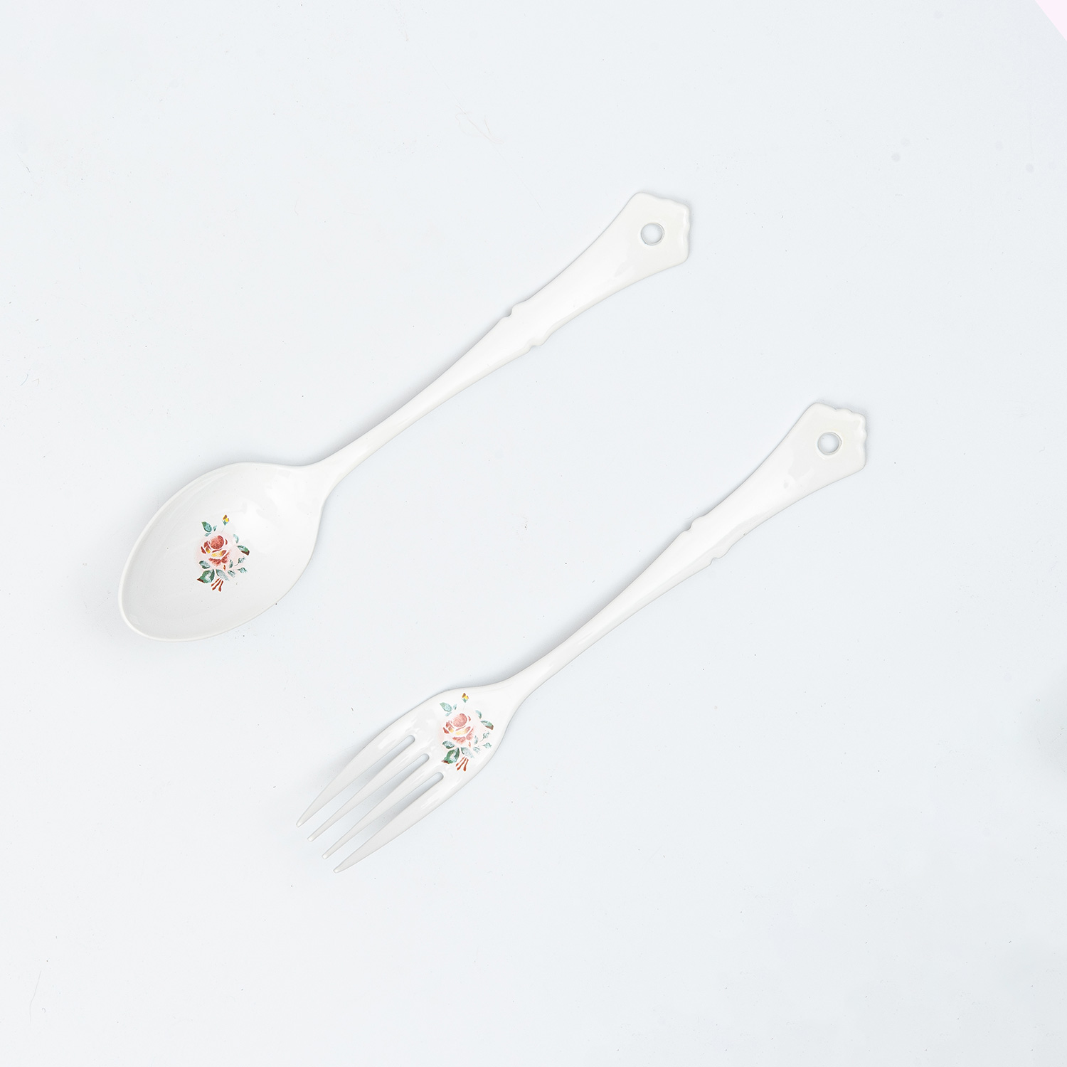 プリンセスローズ　クラシカル　デザートスプーン/デザートフォーク