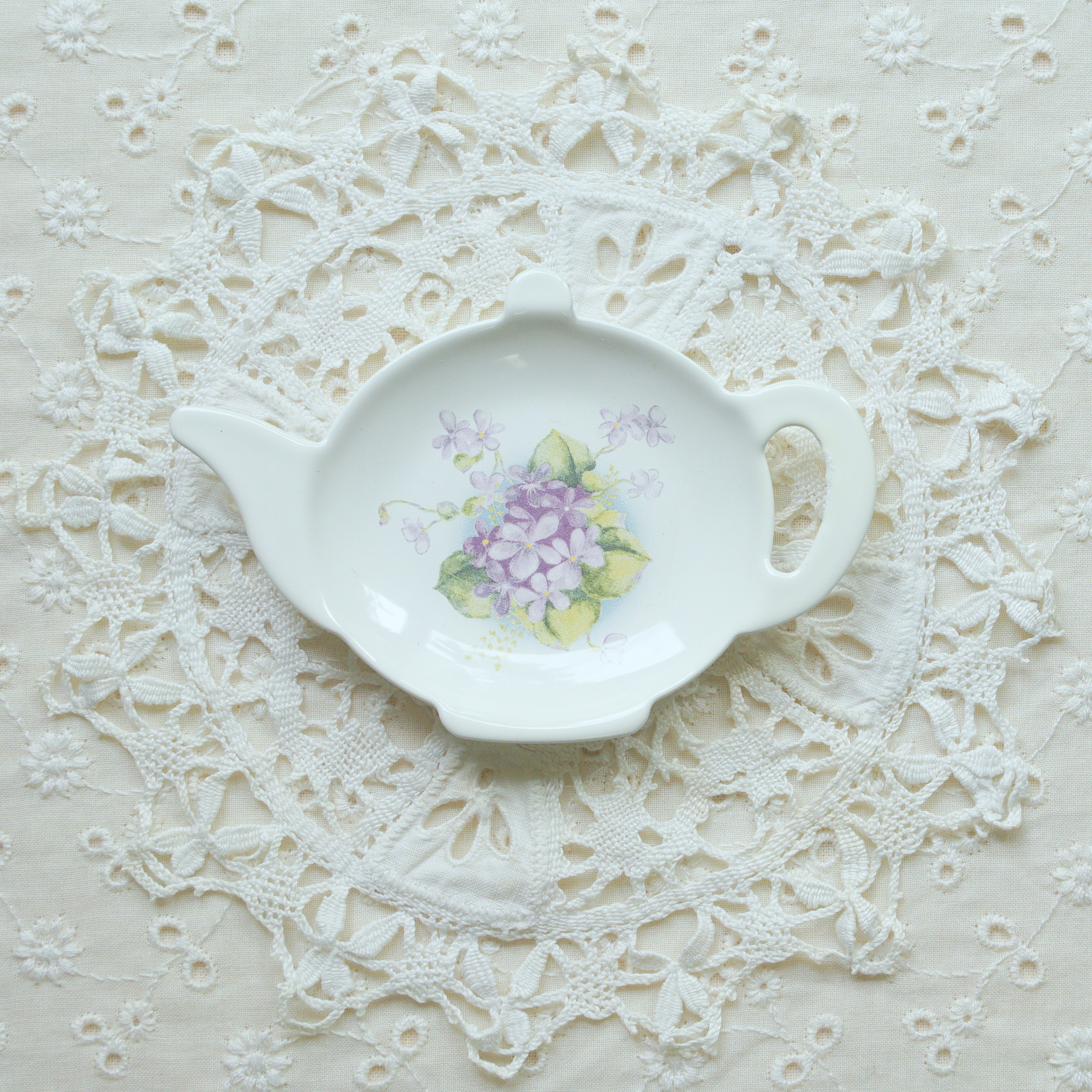 スミレ　ティーバッグトレー