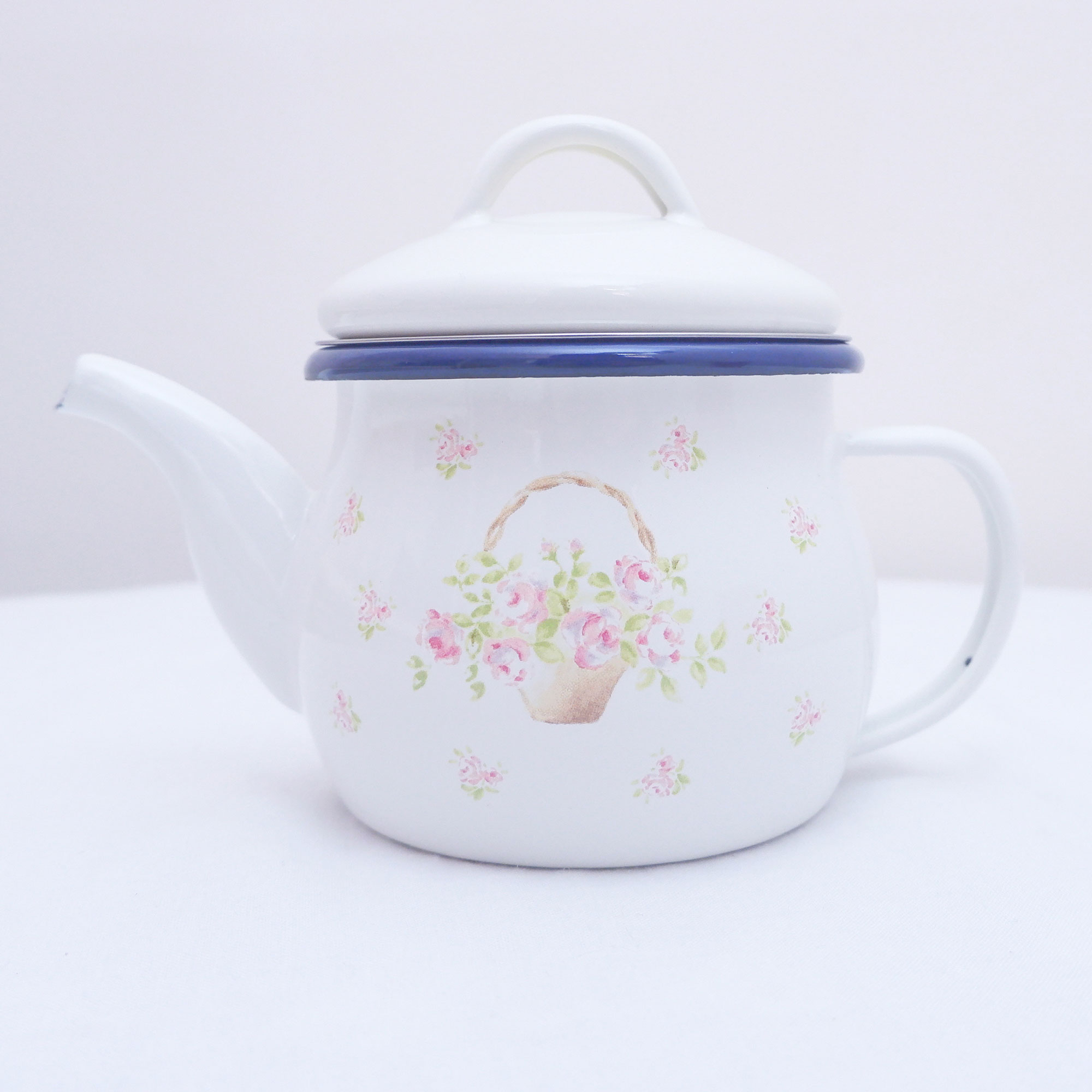 ローズバスケット　ティーポット