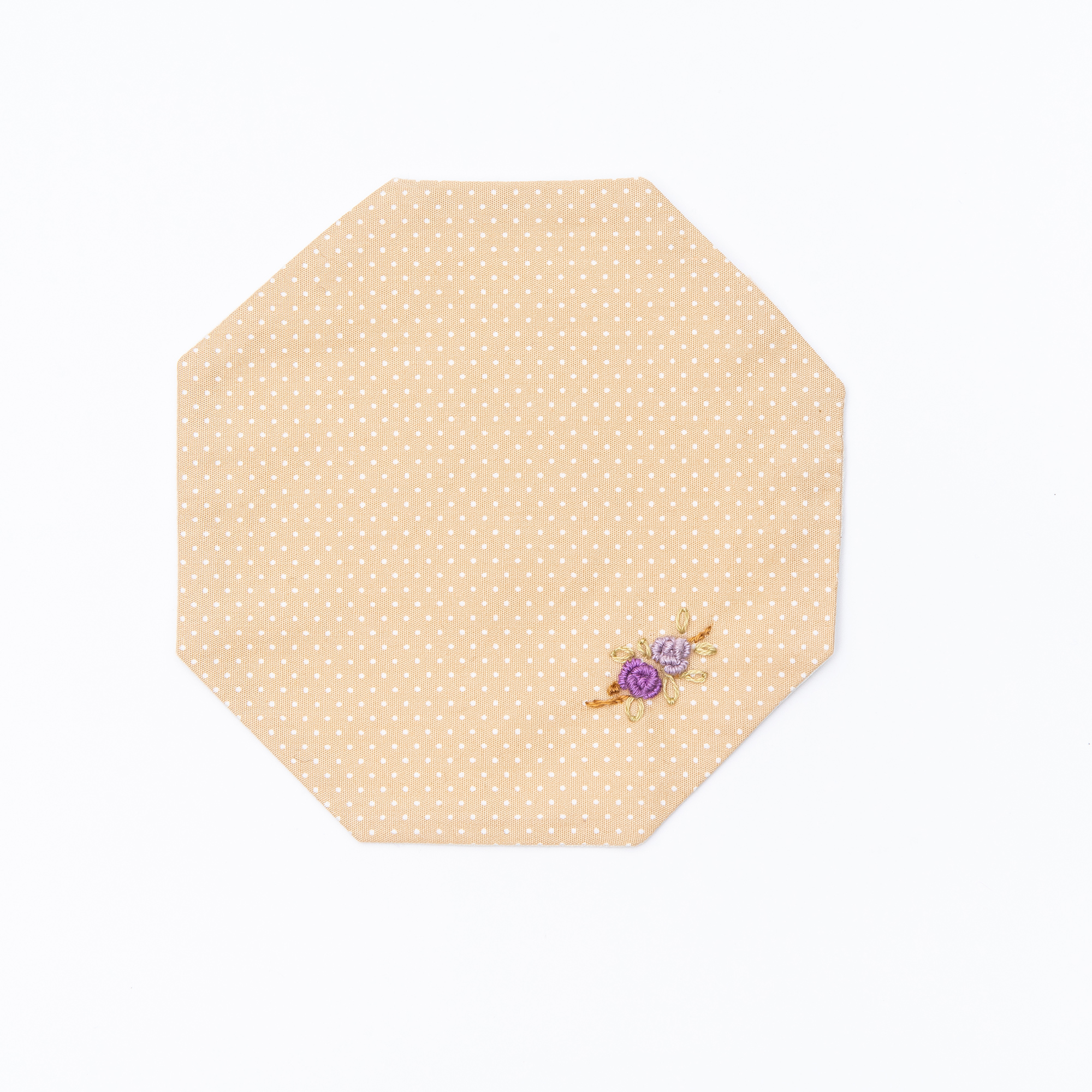 ローズオクトゴナル　コースター　ベージュ