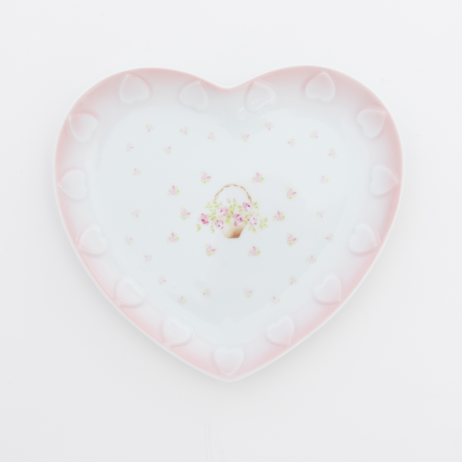 ローズバスケット　ハートプレート