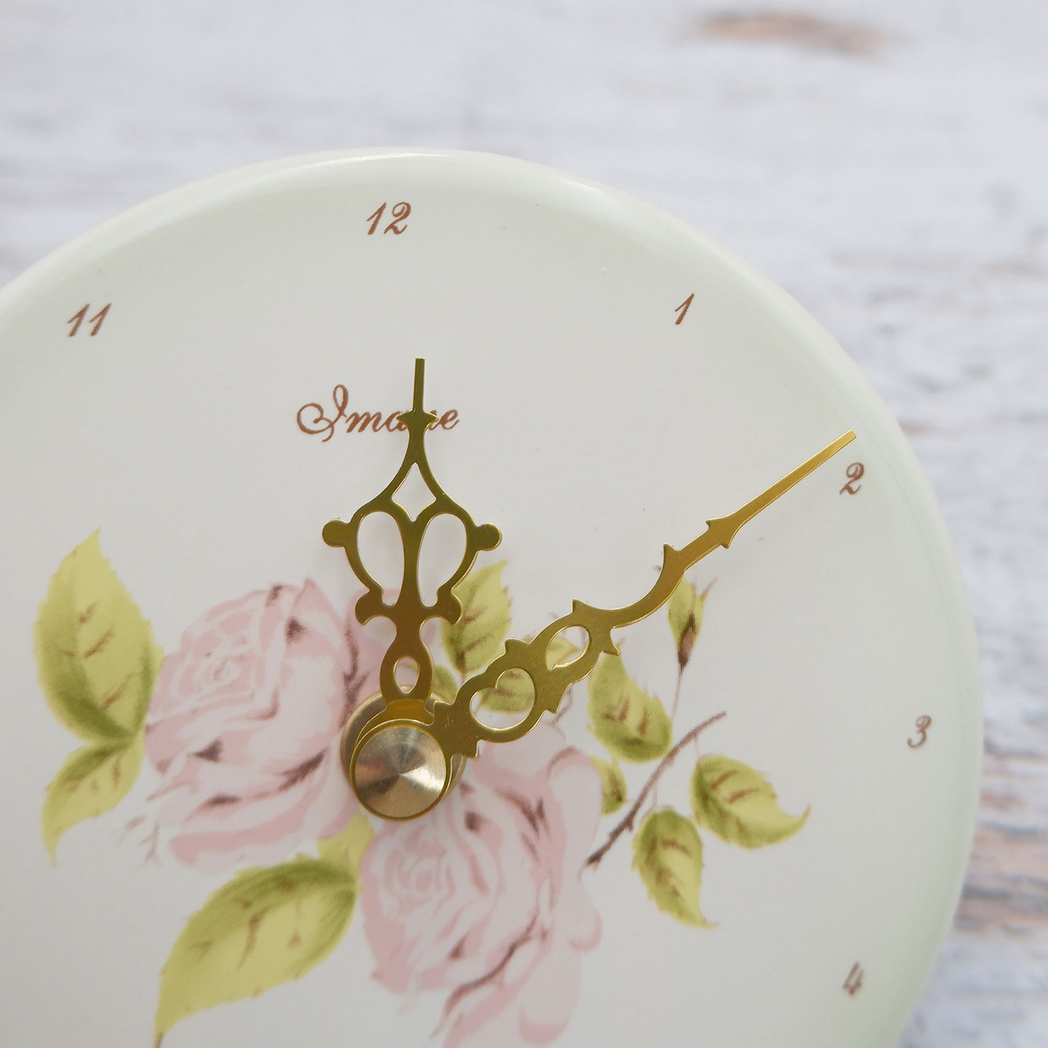 ダイアナローズミントグリーン　壁掛け時計S