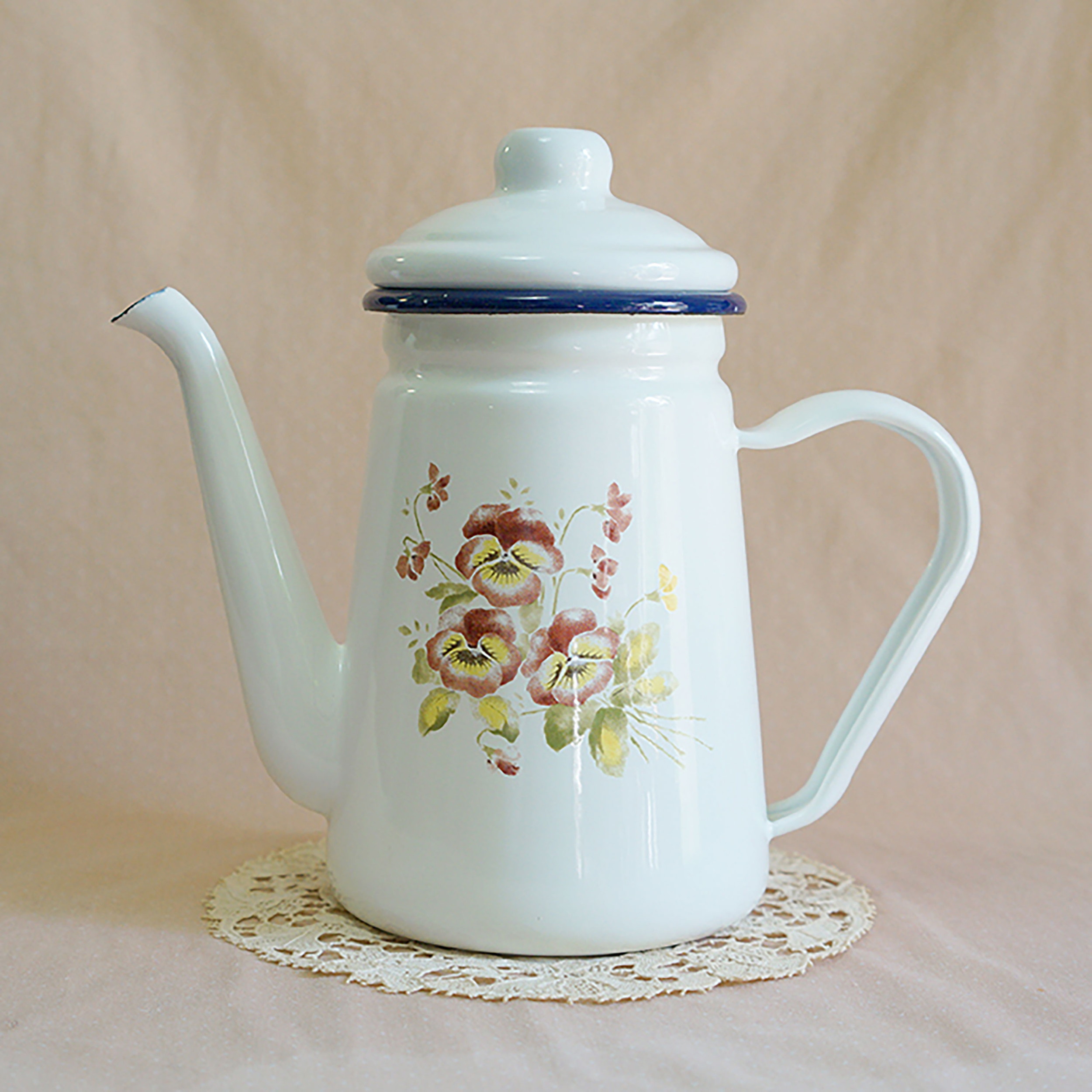 パンジー　コーヒーポット