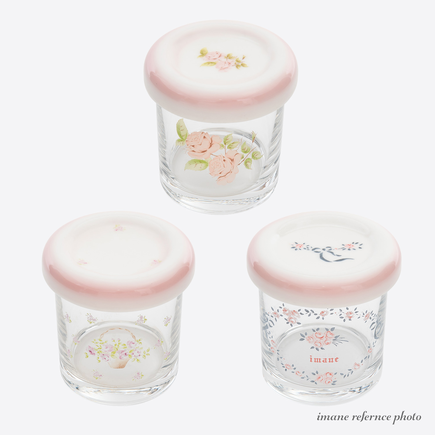 ローズバスケット　綿棒ケース