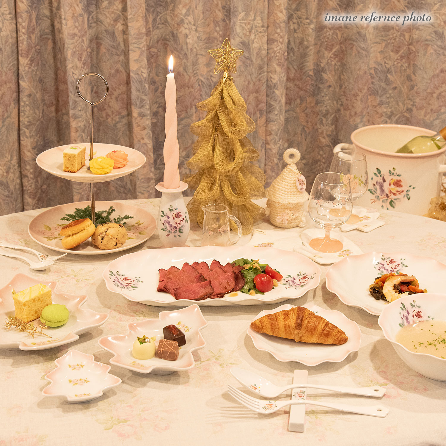 プリンセスローズ　クラシカル　デザートスプーン/デザートフォーク 種類: デザートスプーン