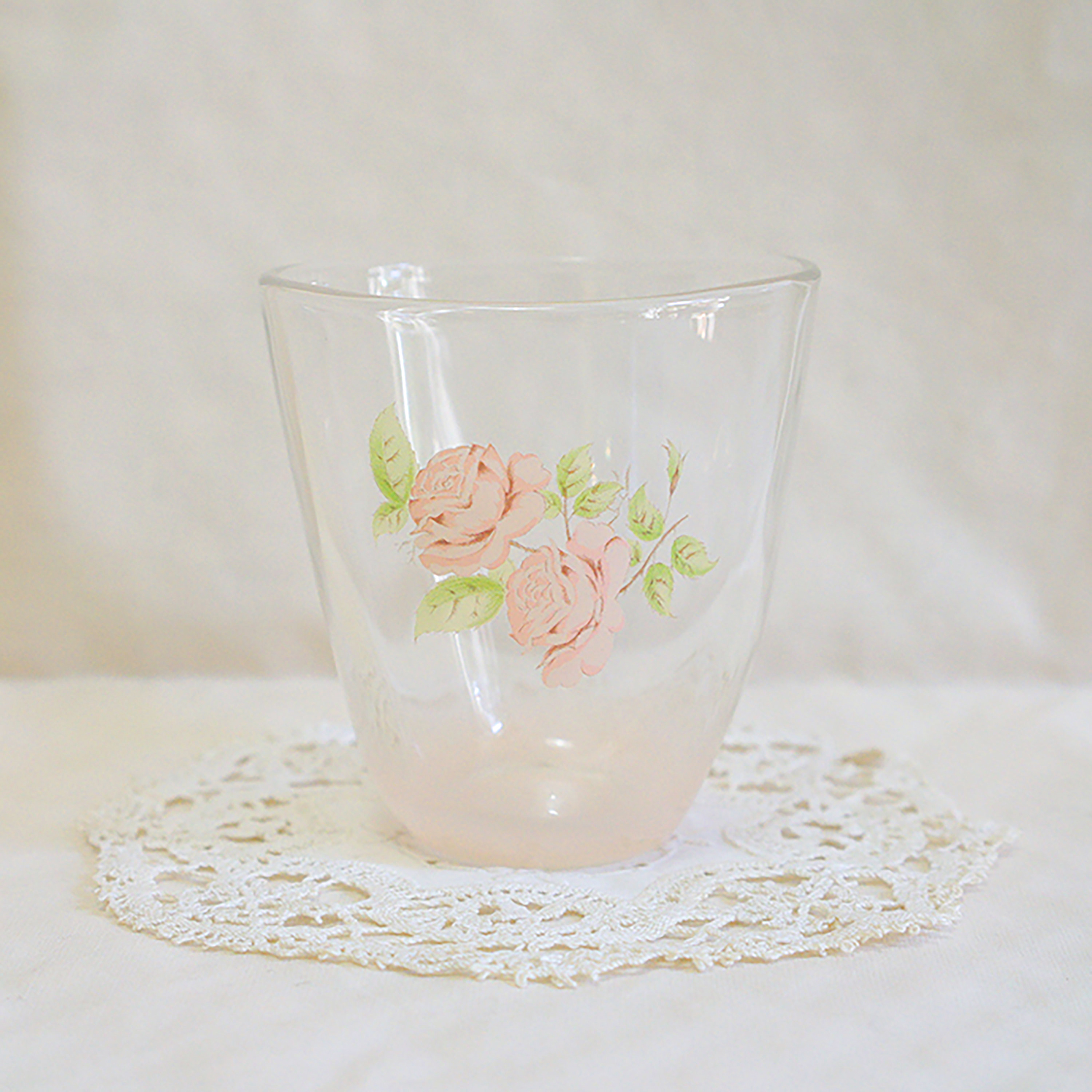 浪漫ダイアナローズ　ガラスカップ
