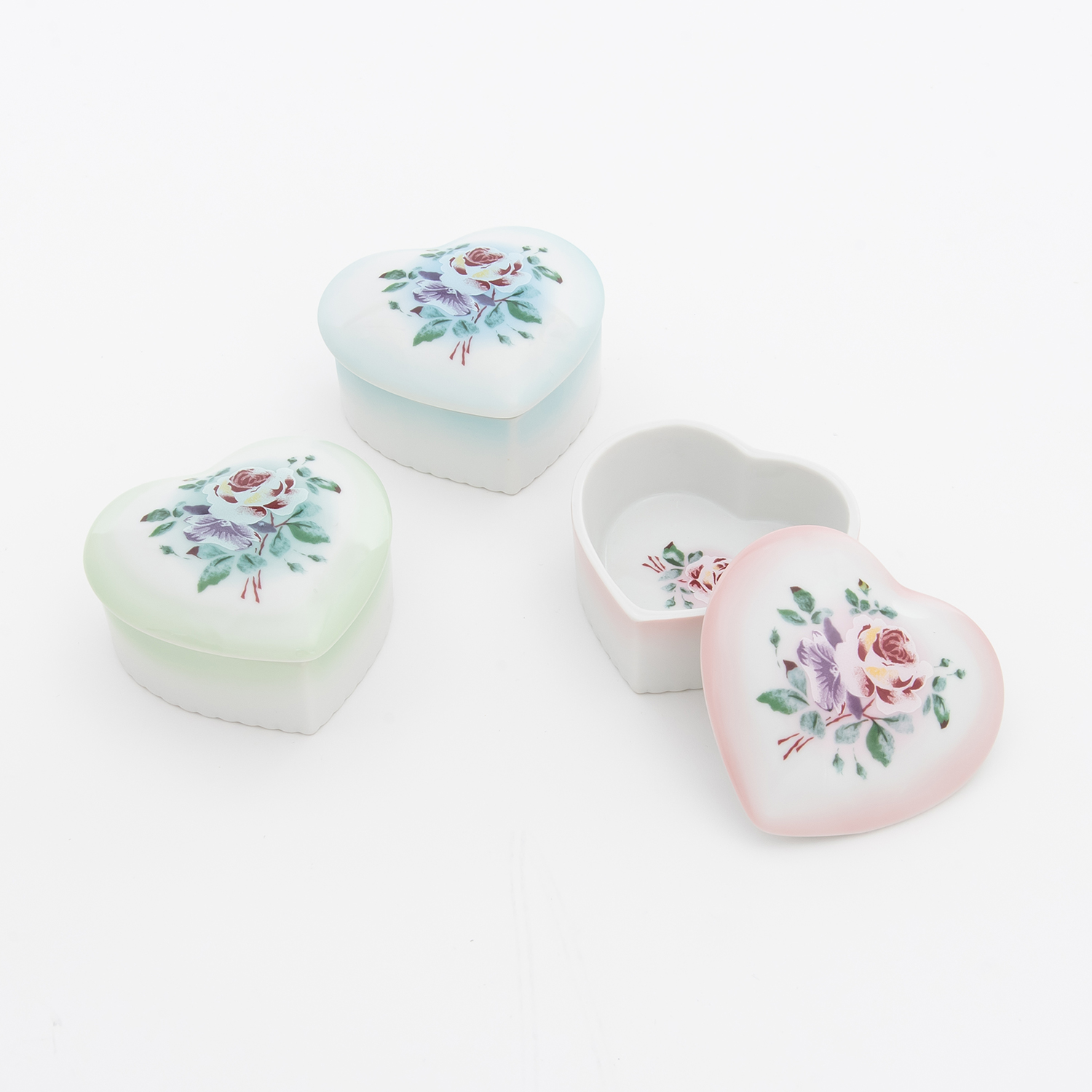 プリンセスローズブルー　ハートケース