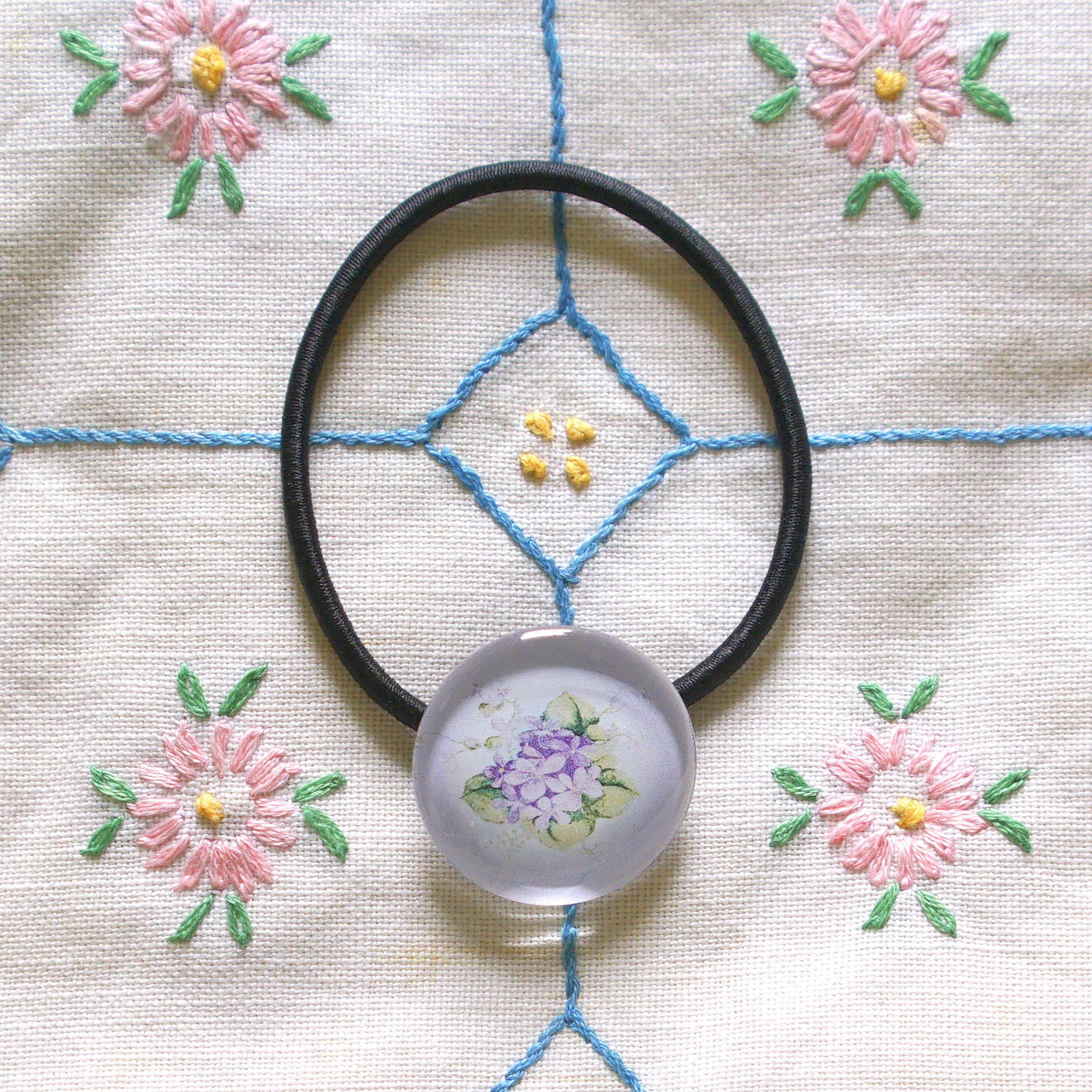 スミレ　ミニヘアゴム