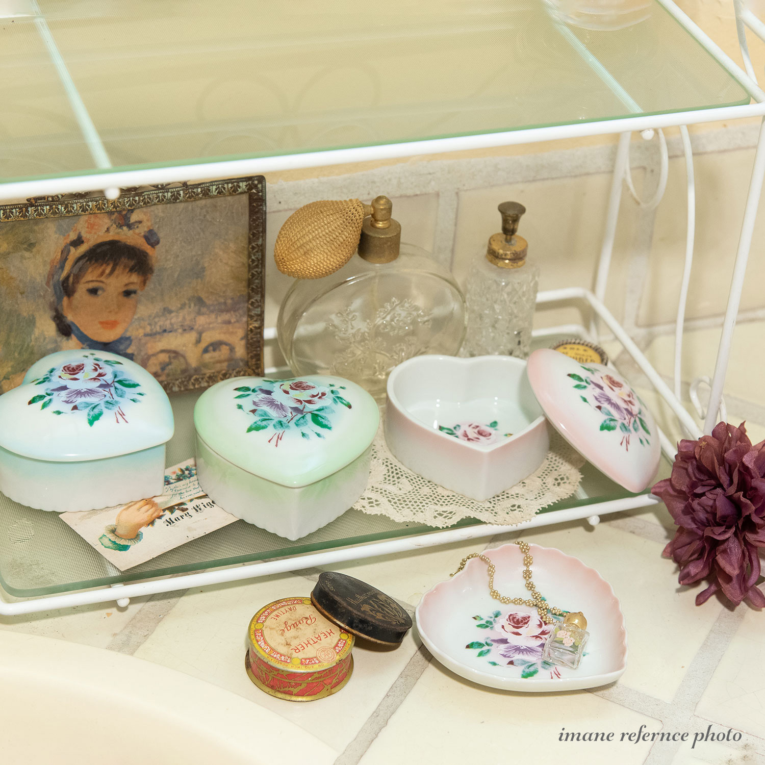 プリンセスローズグリーン　ハートケース