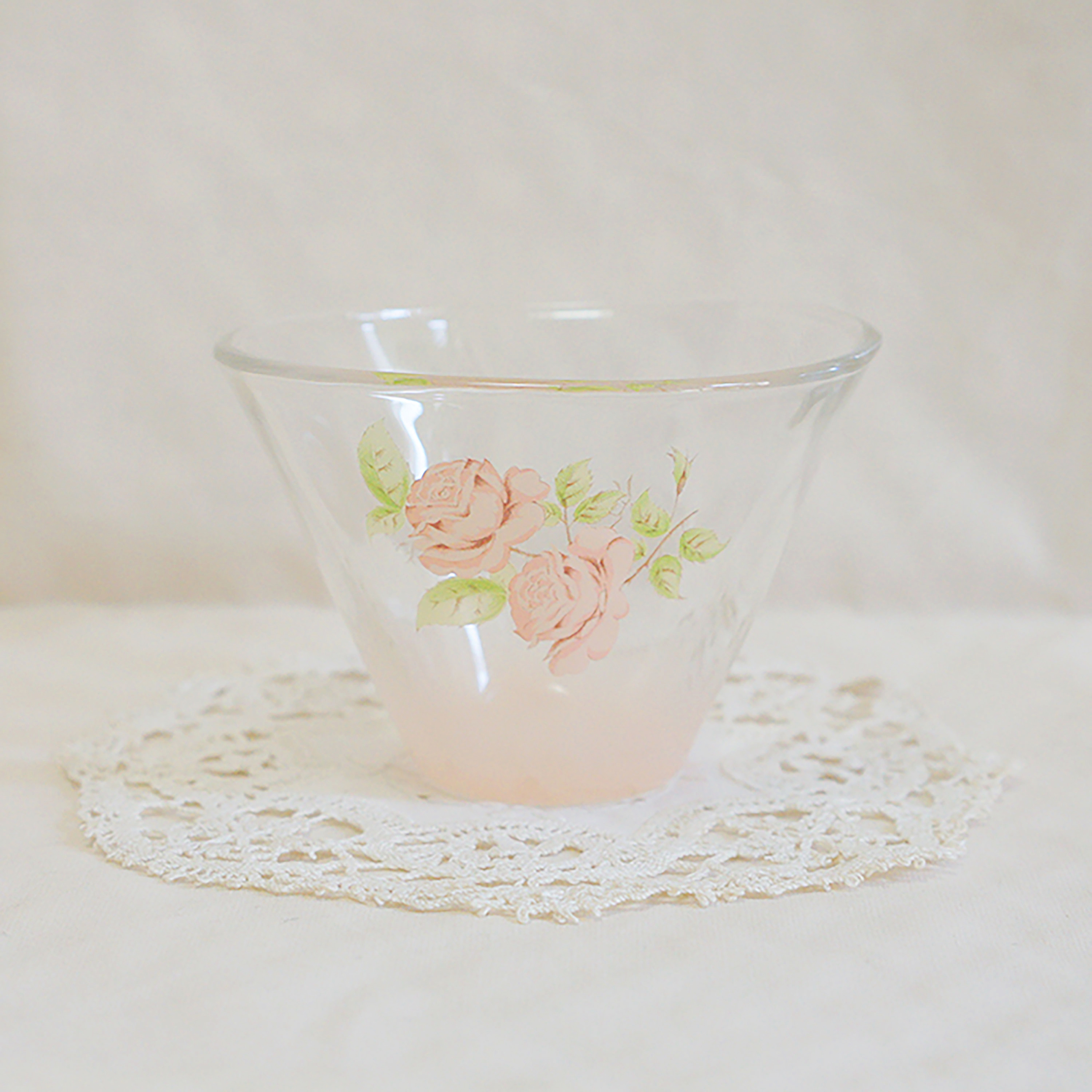 浪漫ダイアナローズ　ガラス小鉢