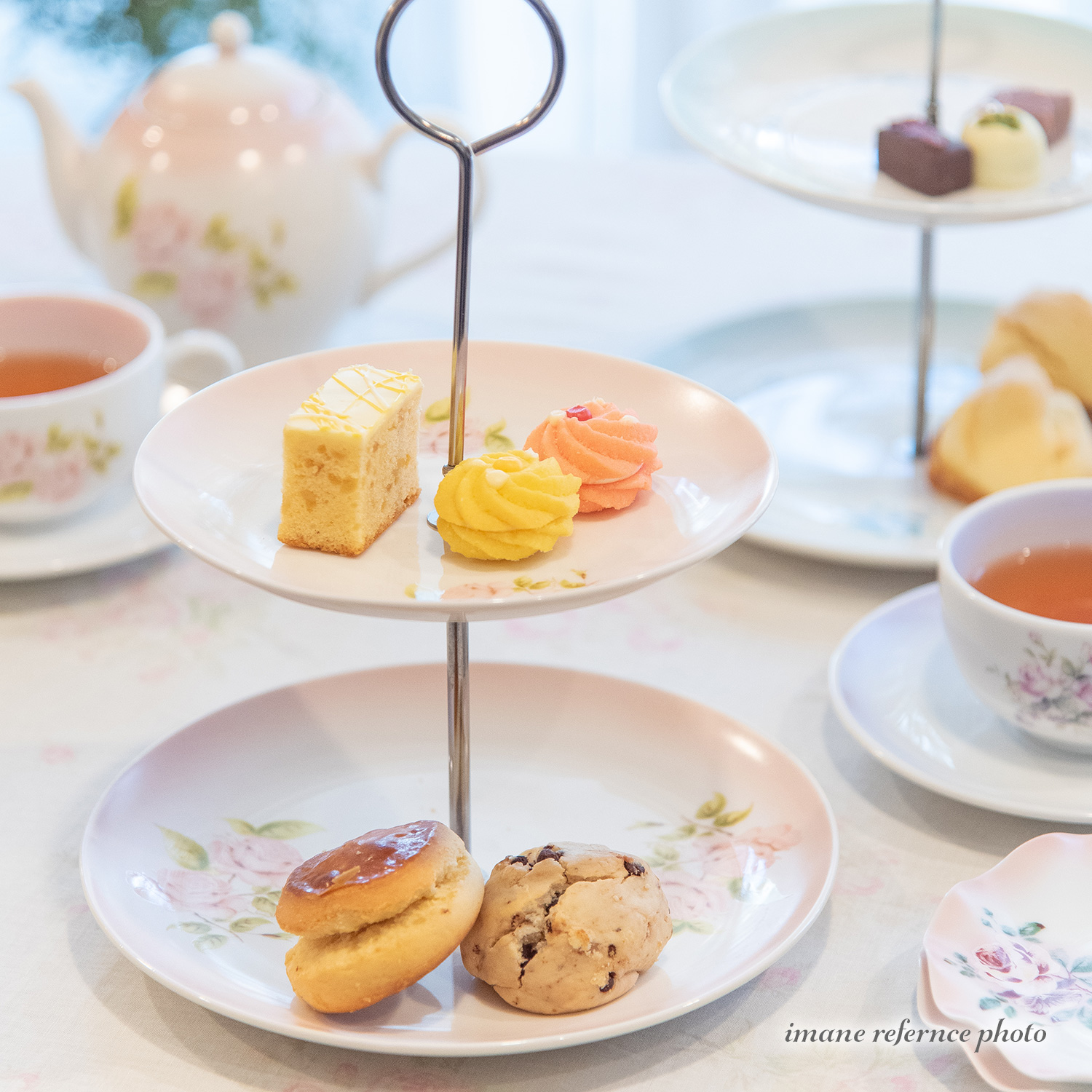 ローズバスケット　ケーキスタンド