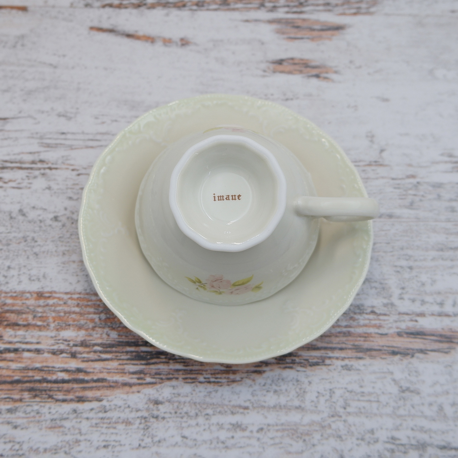 ダイアナローズミントグリーン カップ＆ソーサー