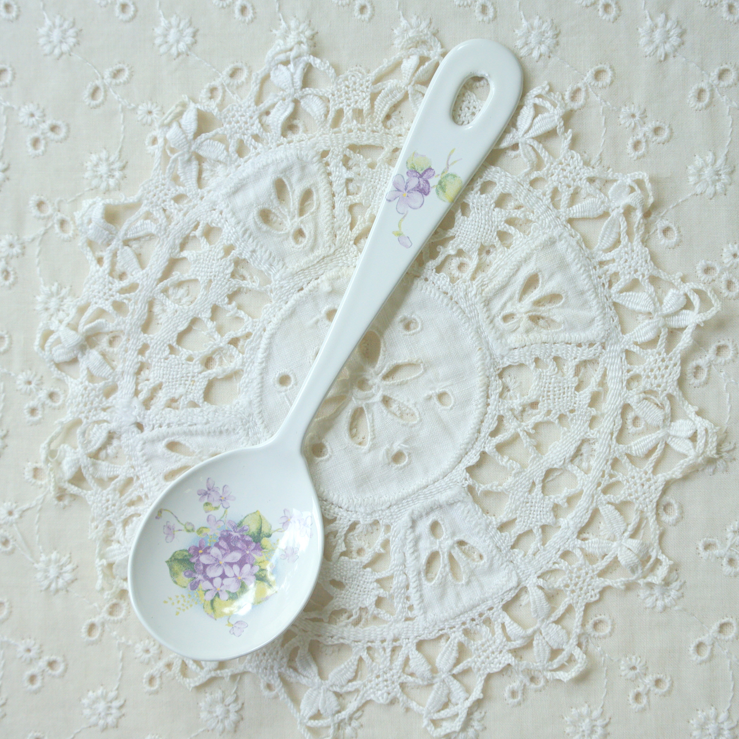 スミレ　クリームスプーン